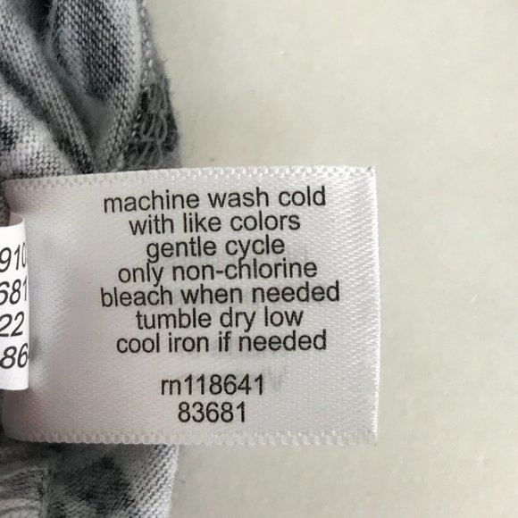 Lane Bryant Animal Print Tee Women's Plus Size 26/28 Crew Neck Long Sleeves - Picture 11 of 12